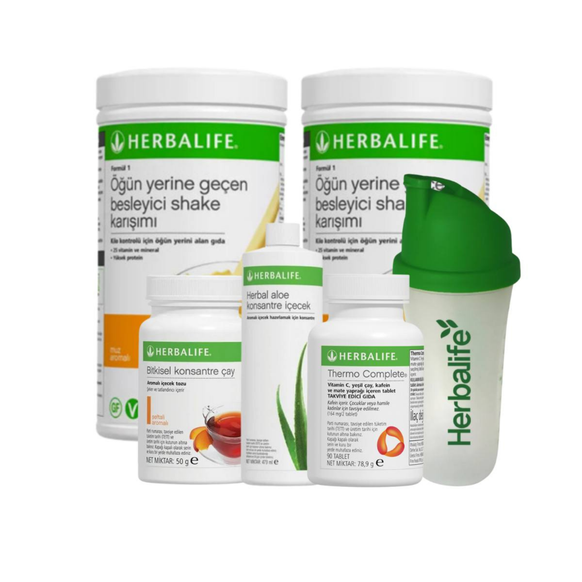 Herbalife Silver Set + Shaker Hediye (Aşağı Kilo Kontrol)