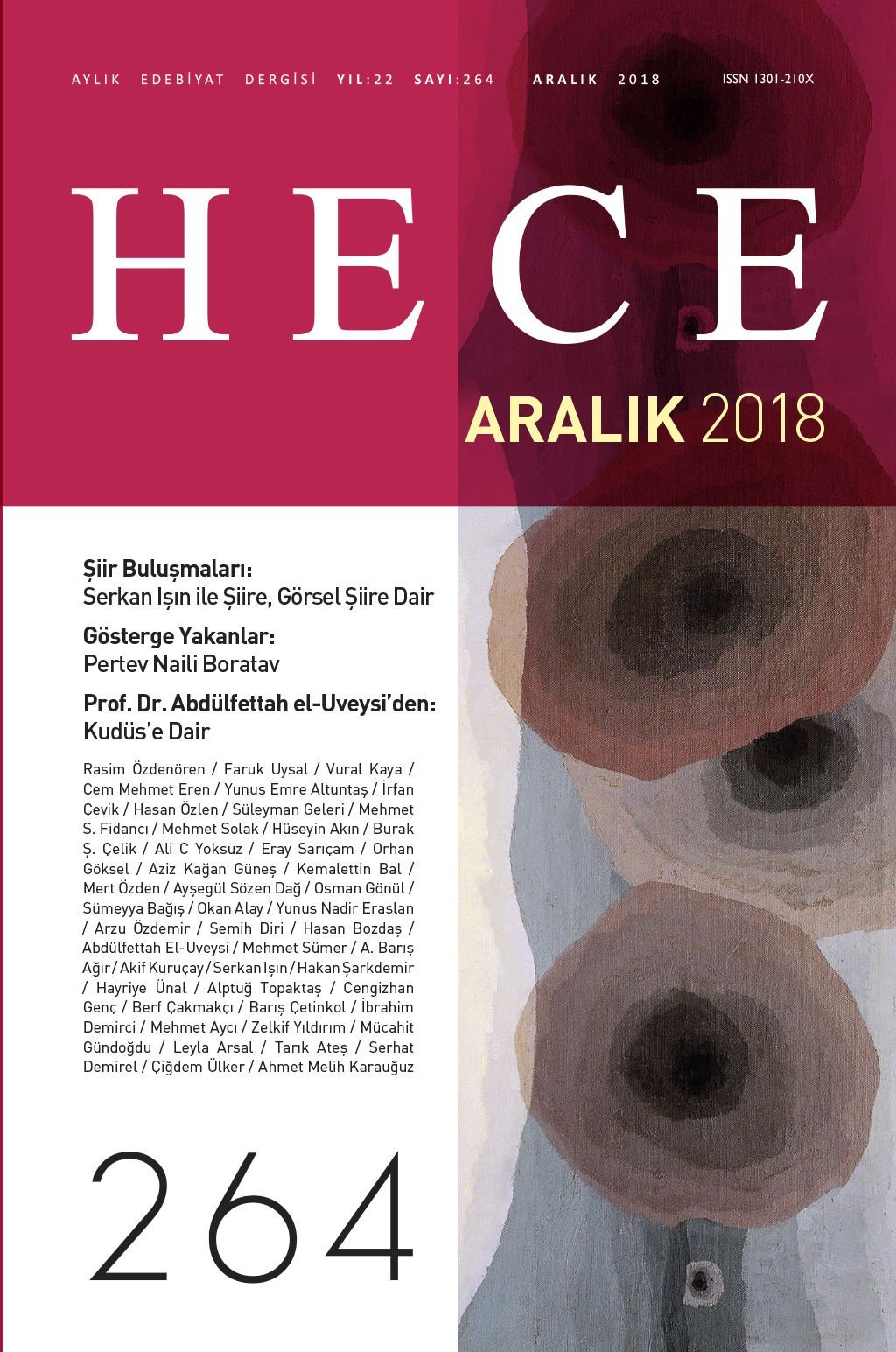 Hece Dergisi 264.Sayı Aralık 2018