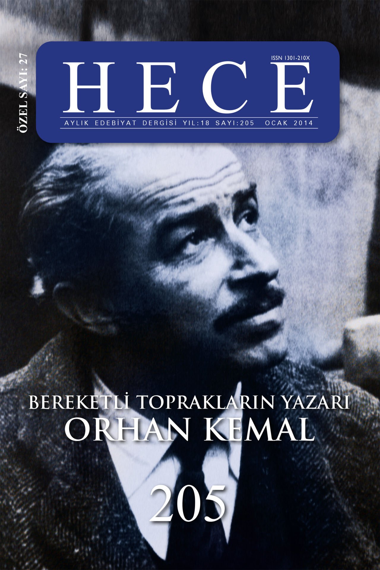 Orhan Kemal Özel Sayısı  205. Sayı Ocak 2014