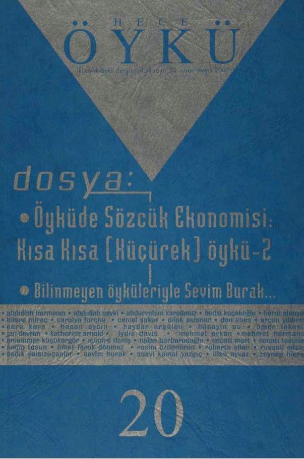 Hece Öykü Dergisi 20.Sayı Nisan-Mayıs 2007