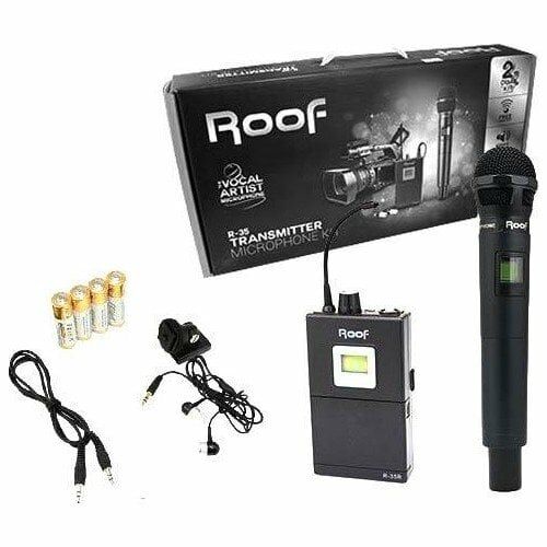 Roof R-35 UHF Telsiz KAblosuz Kamera Mikrofonu