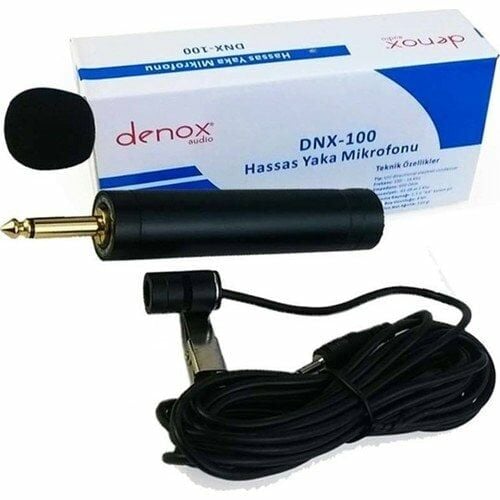 Denox DNX-100 Hassas Kondenser Yaka Mikrofonu