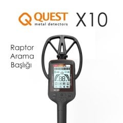Quest X10 Dedektör - 28cm Başlıklı