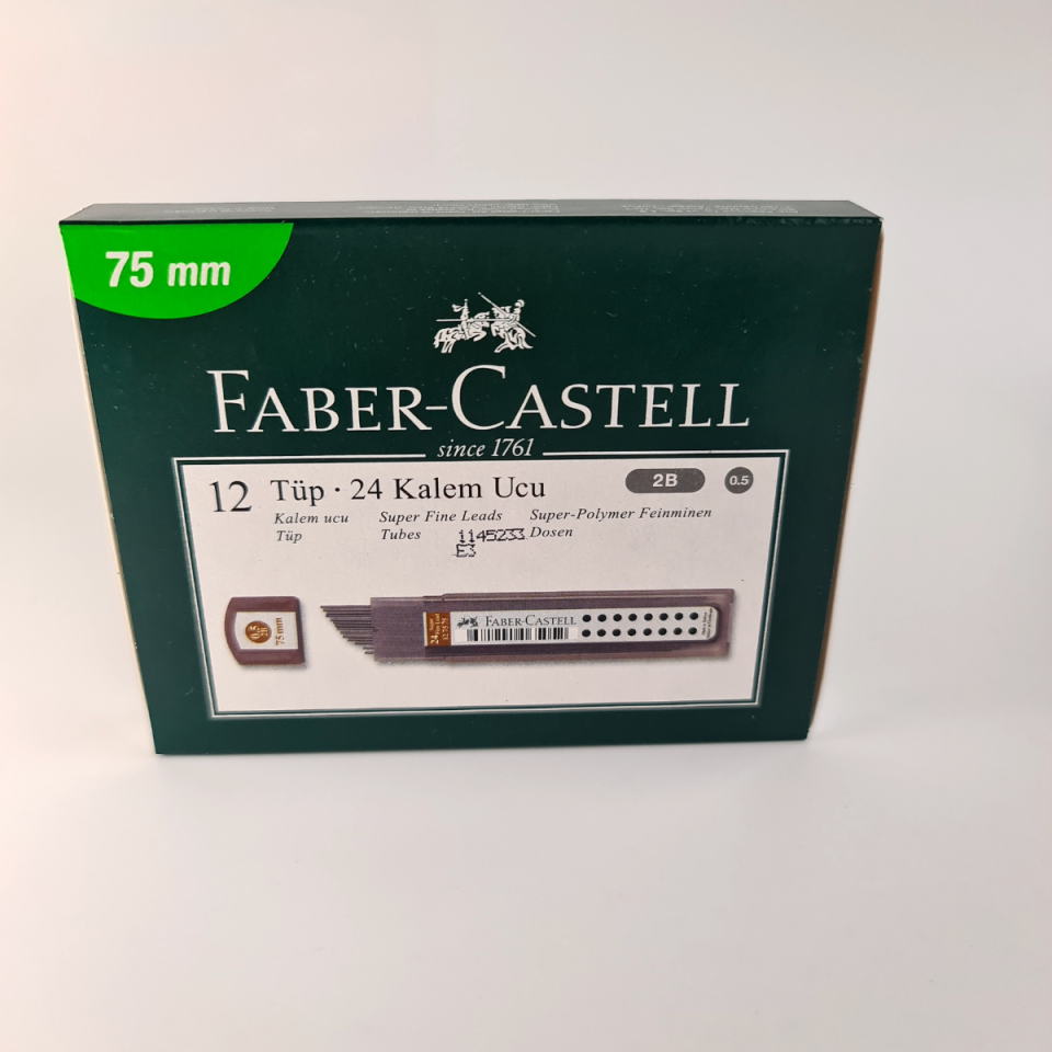 Faber Min Super Fıne (2B) 0.5 75Mm 24Lü