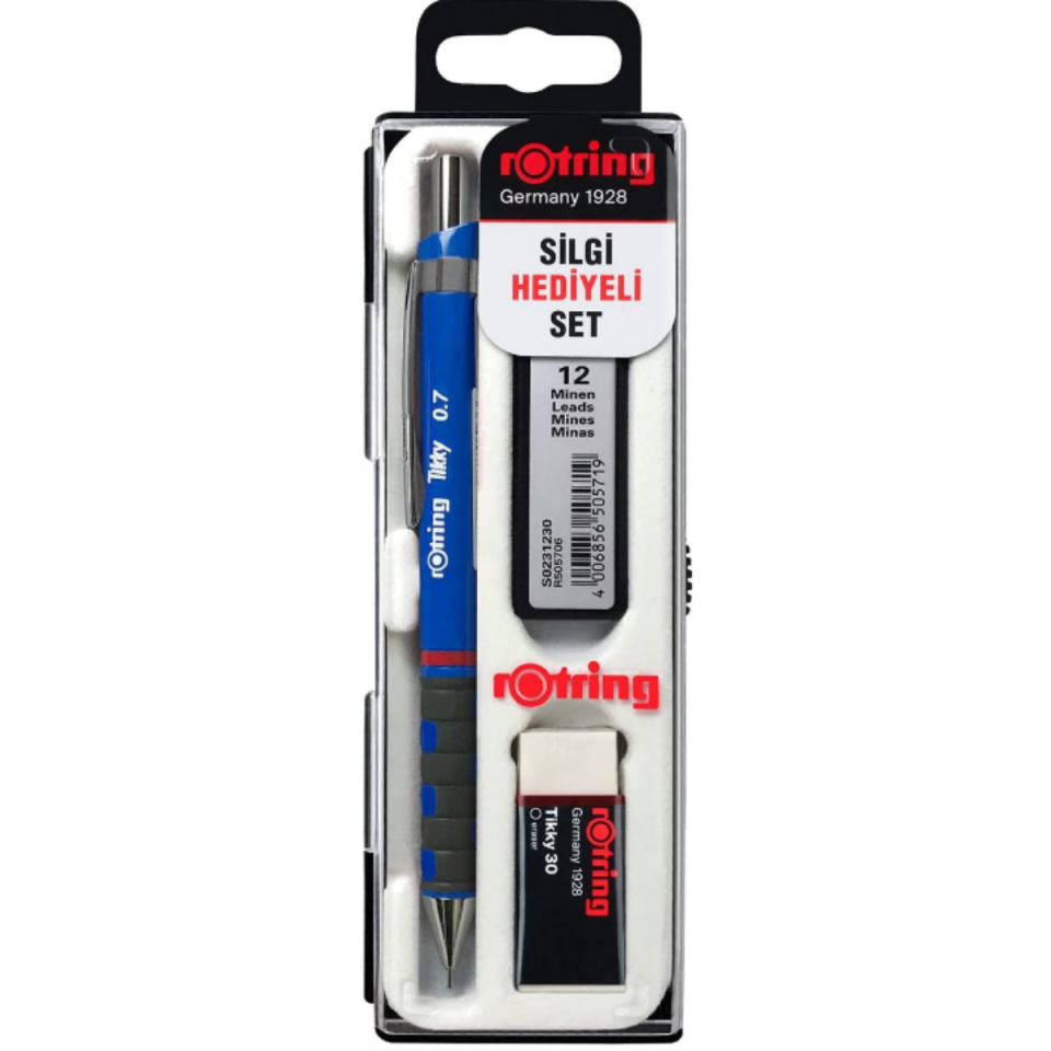 Rotring Tikky Rd Versatil+Min+Silgi 0.7