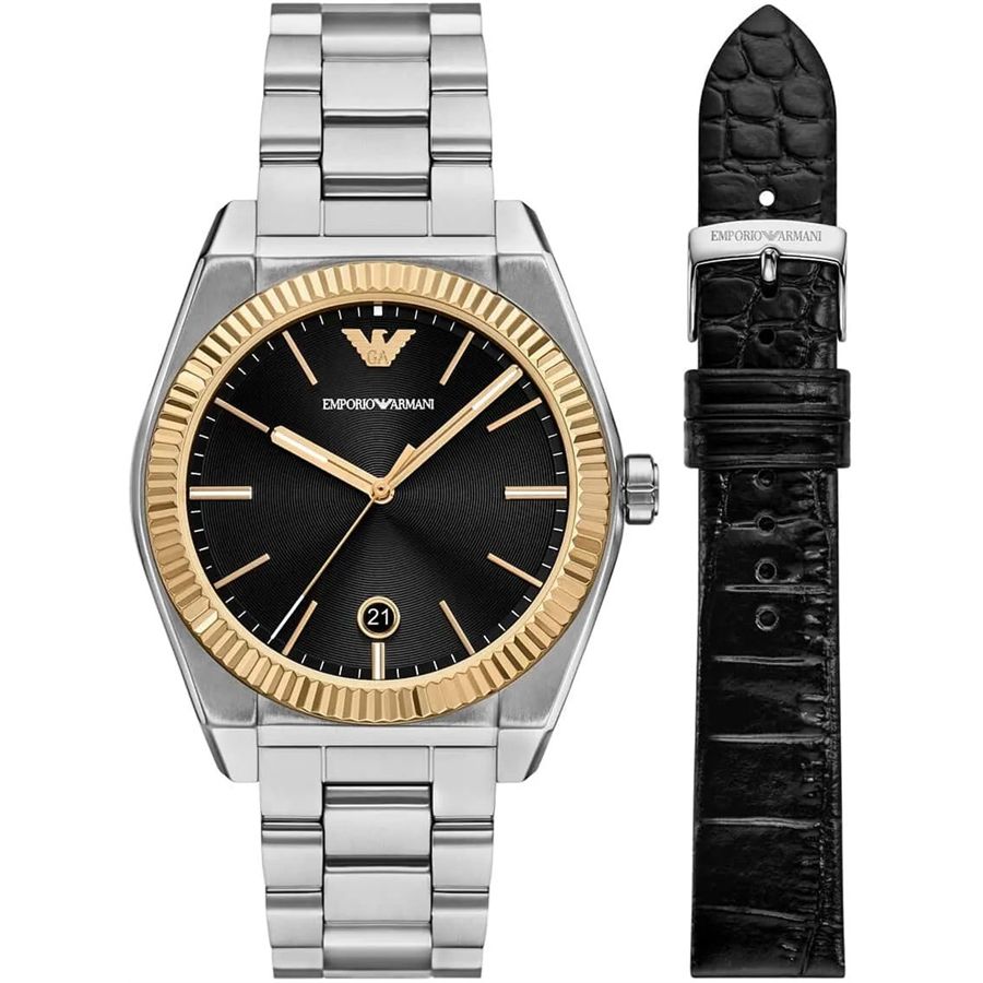 Emporio Armani AR80077SET Erkek Kol Saati ve Yedek Kordon