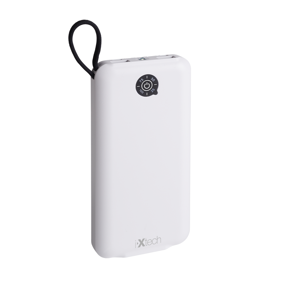 IX-PB013 10.000 Mah El Fenerli Çoklu Şarj Özellikli Powerbank Taşınabilir Şarj Cihazı - Beyaz