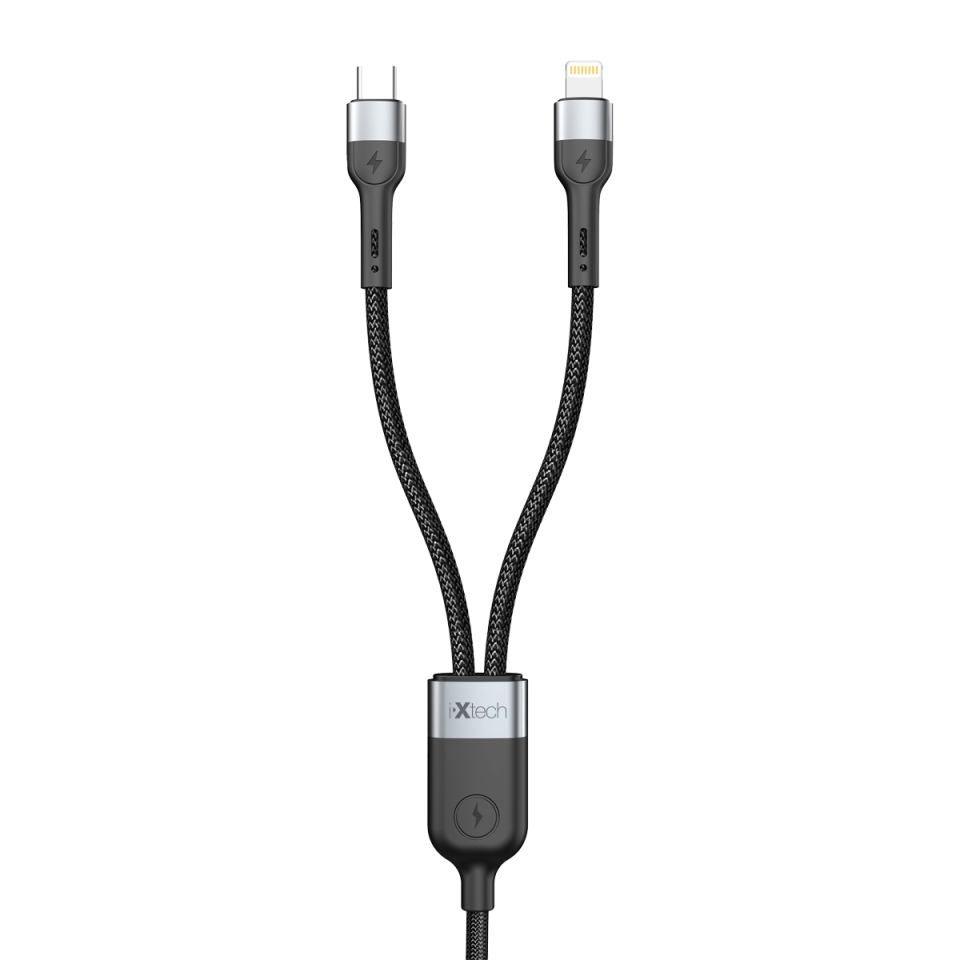 I-XTECH Ix-Uc012-Blu Lotus Type-C To Type-C 1 m Cable, White I-XTECH Ix-Uc012-Blu Lotus Type-C To Type-C 1 m Cable, White