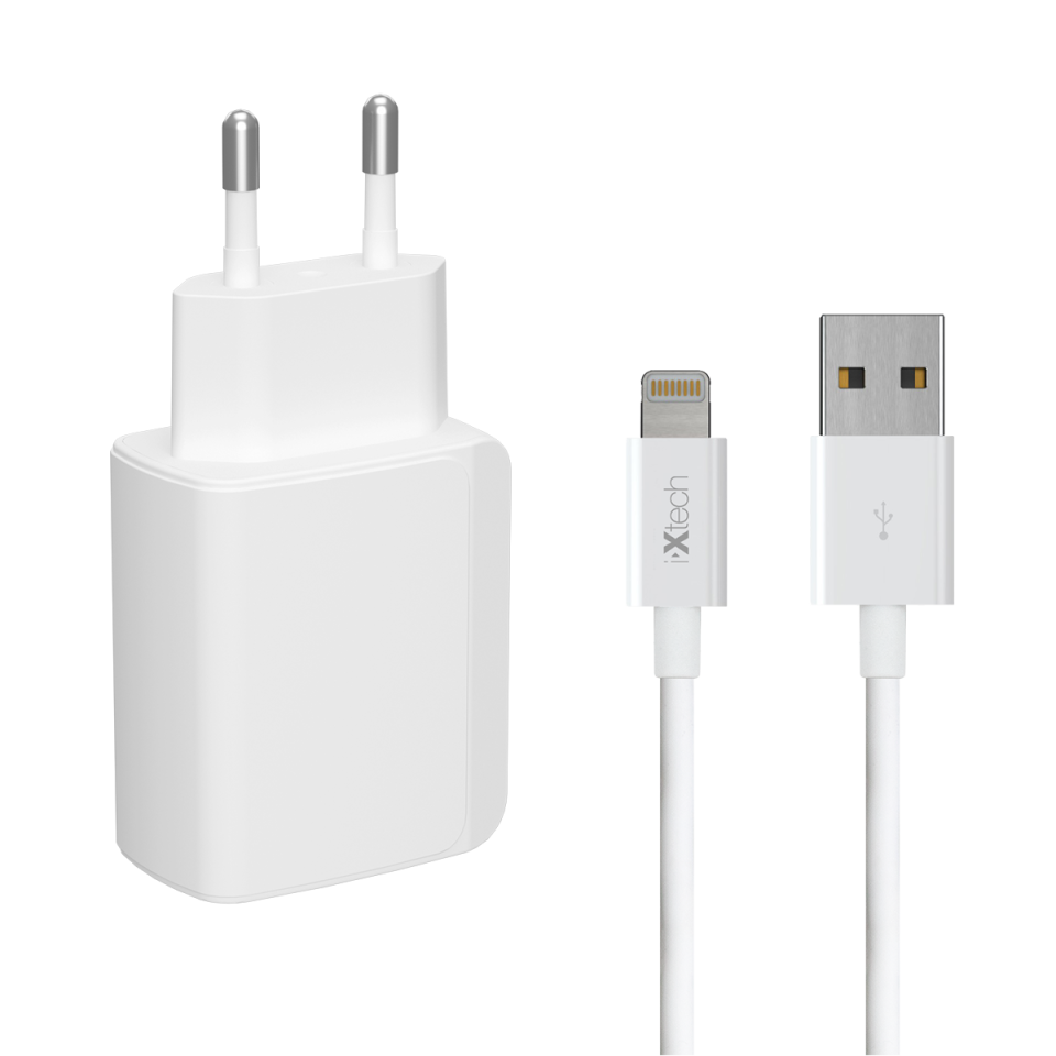 IX-CC012 Usb To Lightning Kablo ve Adaptör Hızlı Şarj Seti