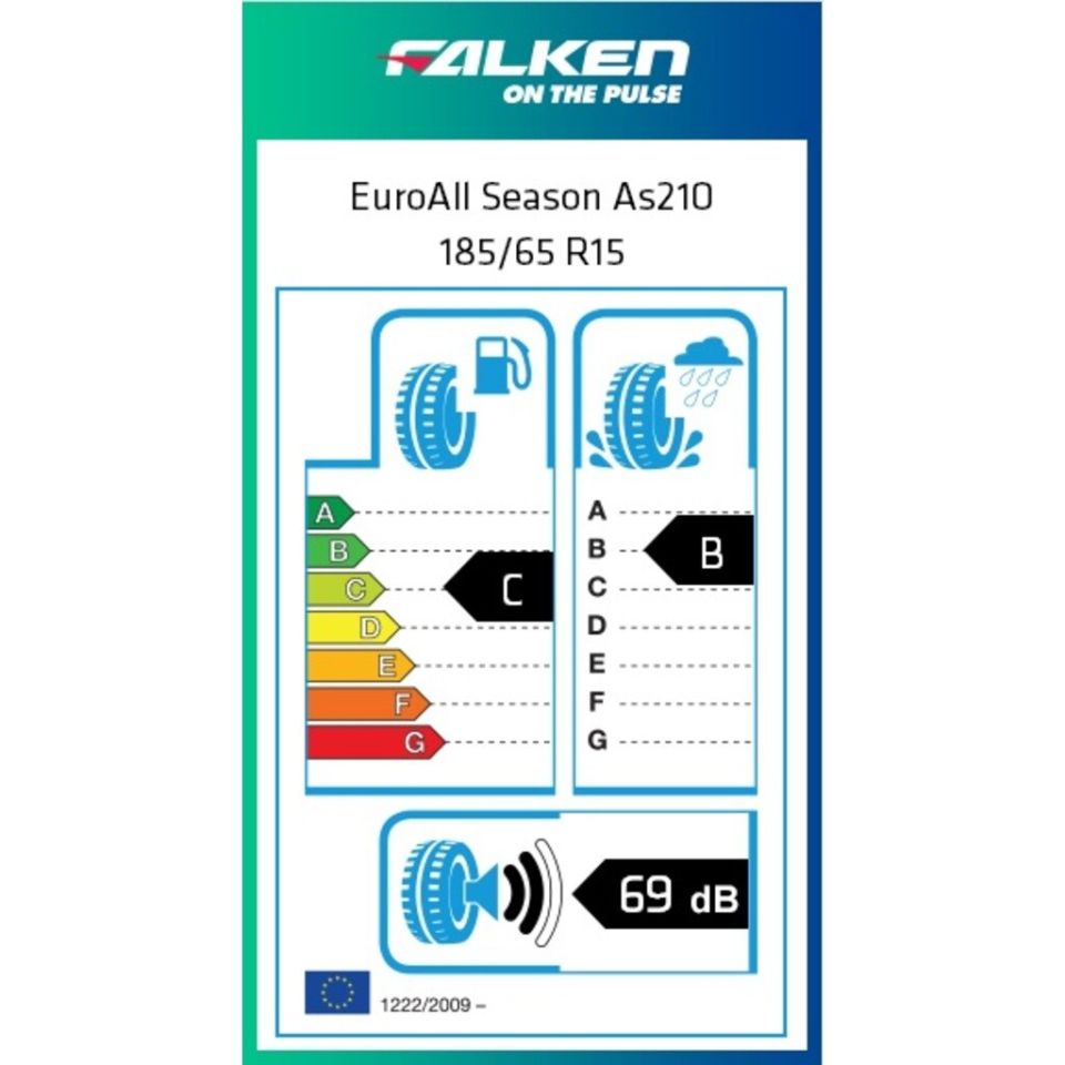 Falken 185/65 R15 88H Euro All Season As210 2023 Dört Mevsim