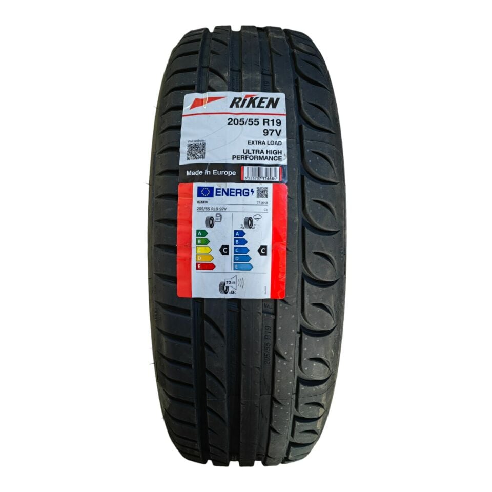 Riken 205/55R19 97V XL UHP Yaz Lastiği 2023 Üretim