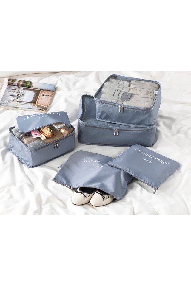 Blare 6'lı Organizer Set Gri