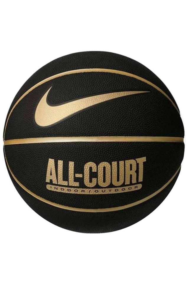 Everyday All Court 8p Deflated Black/metallıc Gold/blac Basketbol Topu N.100.4369.070.07