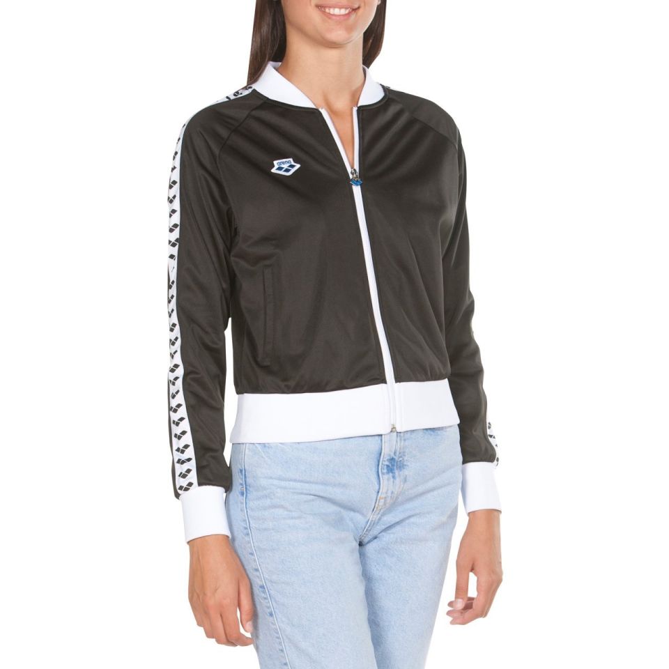 W RELAX IV TEAM JACKET BLACK-WHITE-BLACK