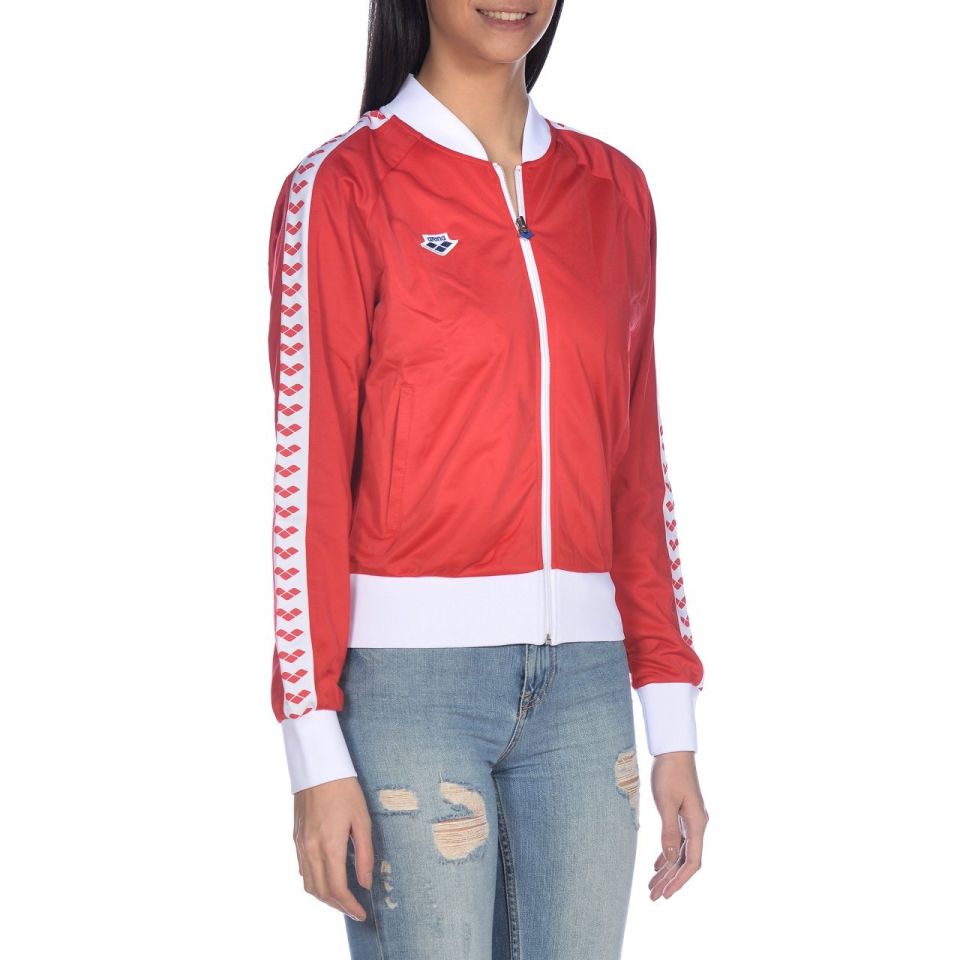 W RELAX IV TEAM JACKET RED-WHITE-RED