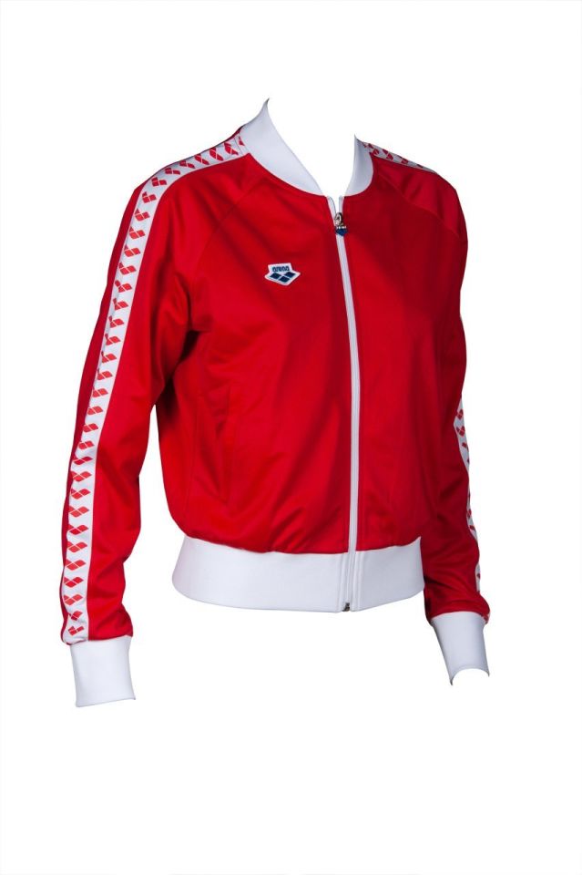 W RELAX IV TEAM JACKET RED-WHITE-RED