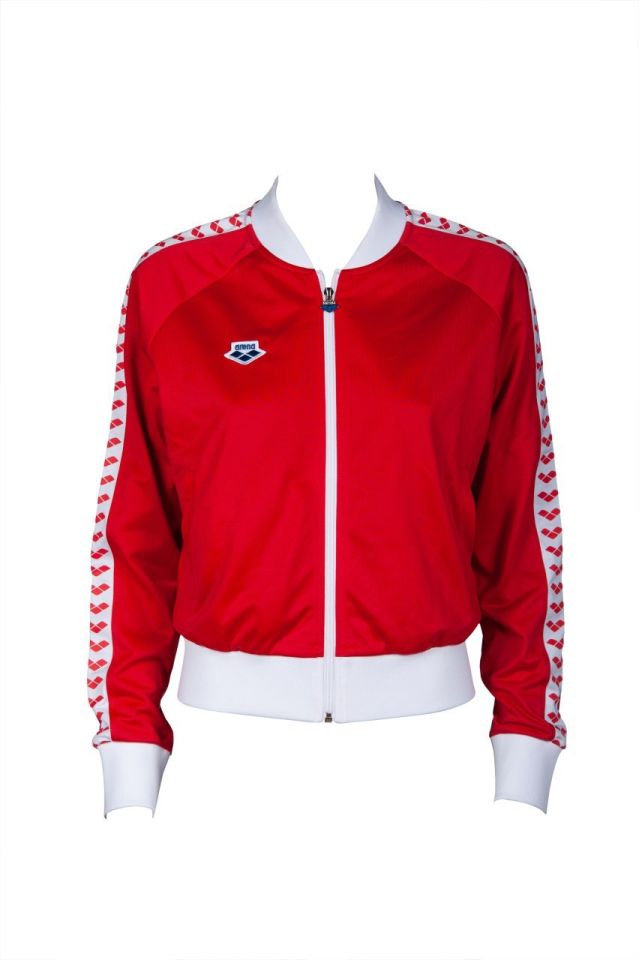 W RELAX IV TEAM JACKET RED-WHITE-RED