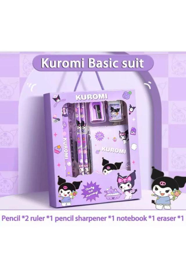 Sanrio Kuromi Basic Kırtasiye Seti