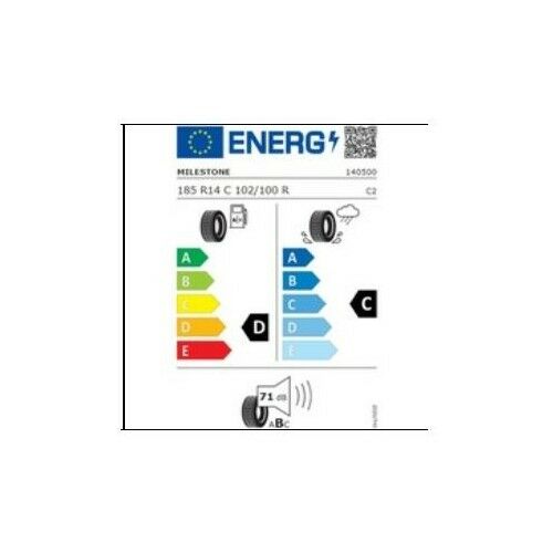 Milestone 185 R14C Tl 102/100R 8Pr Vanmile Yaz Lastiği (Üretim Yılı: 2024)