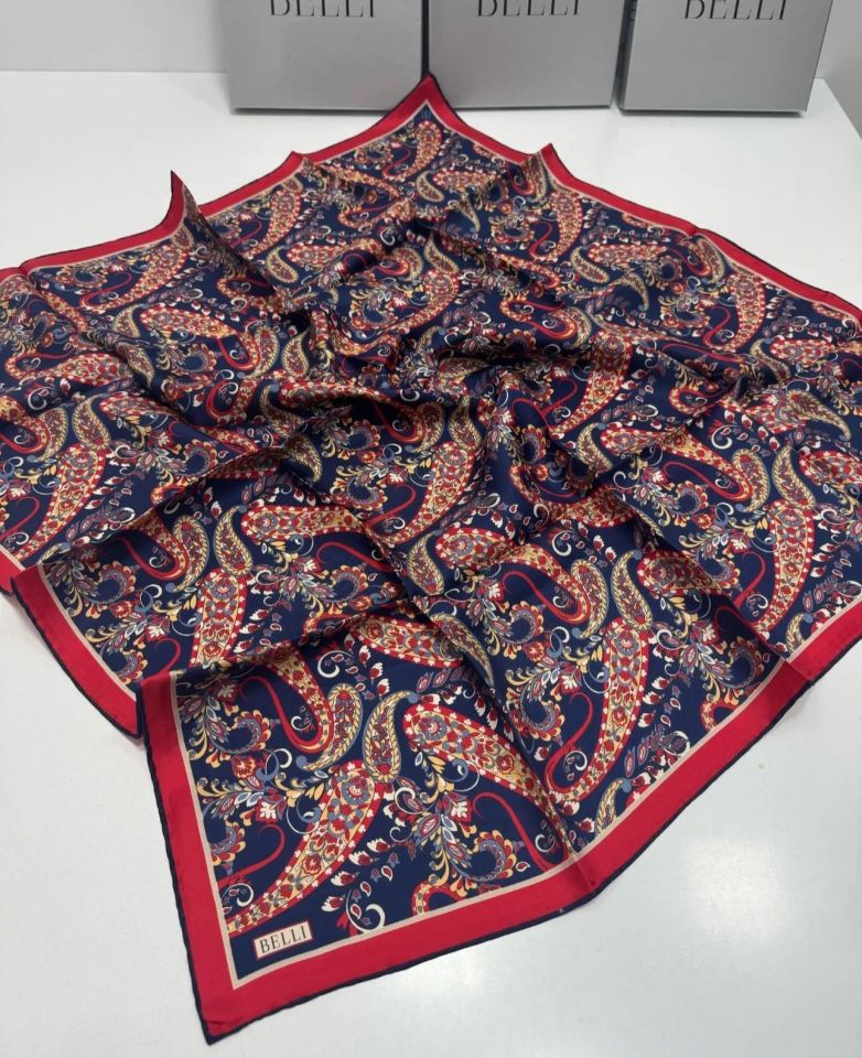 Belli İpek Eşarp 2025 İlkbahar-Yaz - 4101D-36 Sura