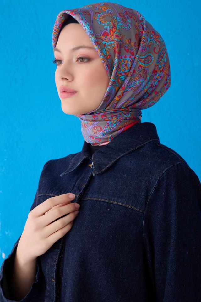 Belli İpek Eşarp 2025 İlkbahar-Yaz - 4101D-60 Sura