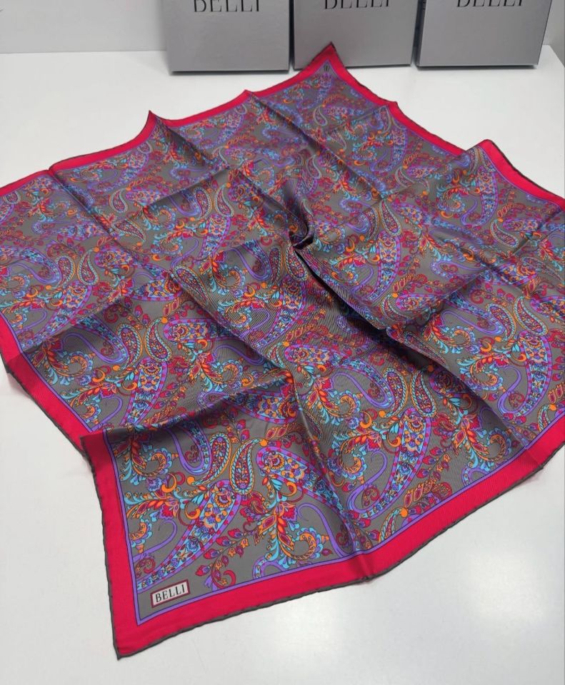 Belli İpek Eşarp 2025 İlkbahar-Yaz - 4101D-60 Sura