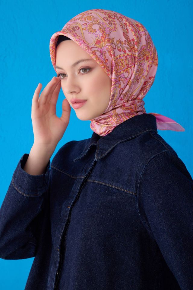 Belli İpek Eşarp 2025 İlkbahar-Yaz - 4101D-80 - Sura