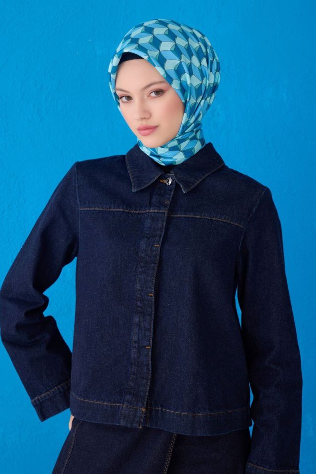 Belli İpek Eşarp 2025 İlkbahar-Yaz - 4112D-04-Tivil