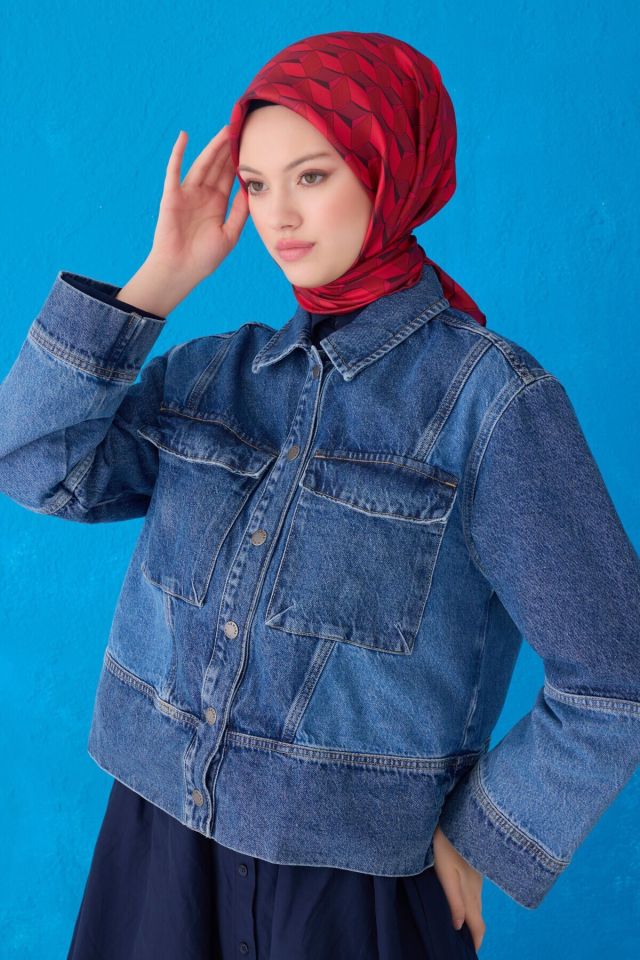 Belli İpek Eşarp 2025 İlkbahar-Yaz - 4112D-80 - Tivil