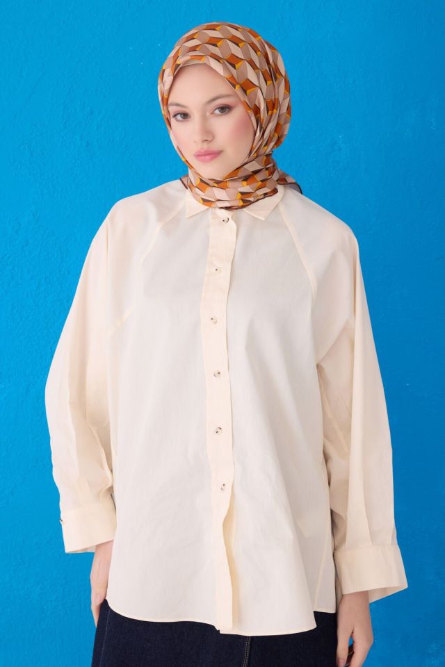 Belli İpek Eşarp 2025 İlkbahar-Yaz - 4112D-36 - Tivil