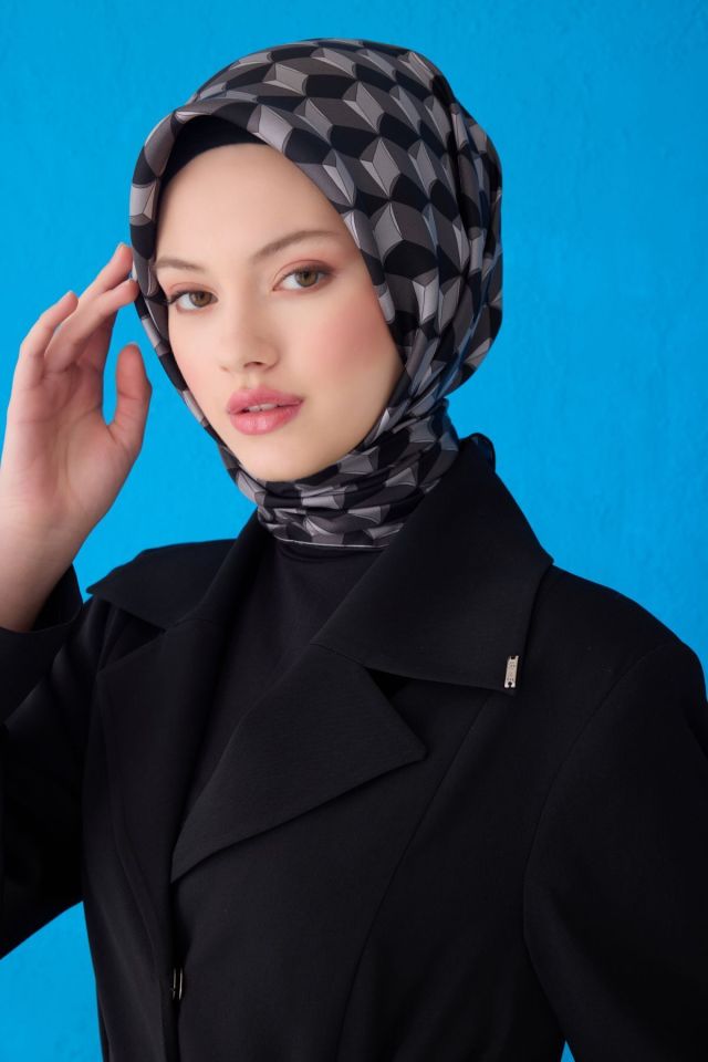 Belli İpek Eşarp 2025 İlkbahar-Yaz - 4112D-87 - Tivil