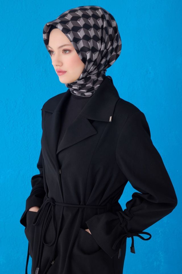 Belli İpek Eşarp 2025 İlkbahar-Yaz - 4112D-87 - Tivil