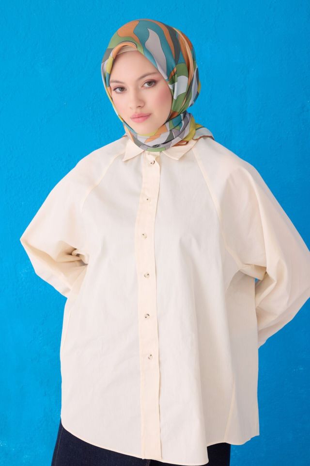 Belli İpek Eşarp 2025 İlkbahar-Yaz - 4108D-04-Tivil