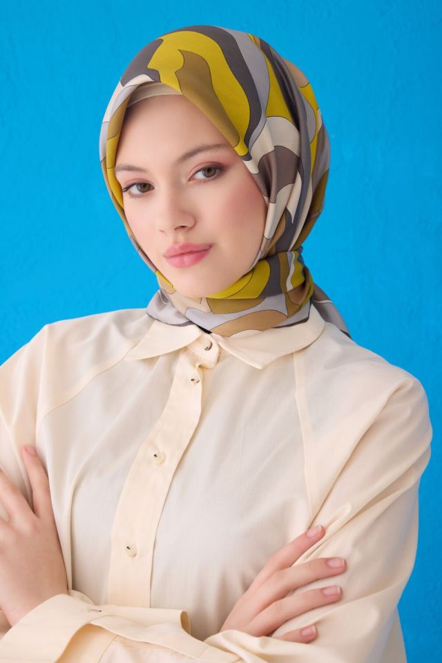 Belli İpek Eşarp 2025 İlkbahar-Yaz - 4108D-31-Sura