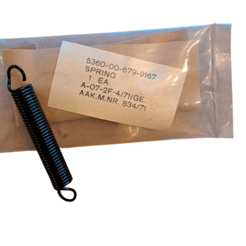 EXTENSION HELICAL SPRING NSN: 5360-00-679-9167