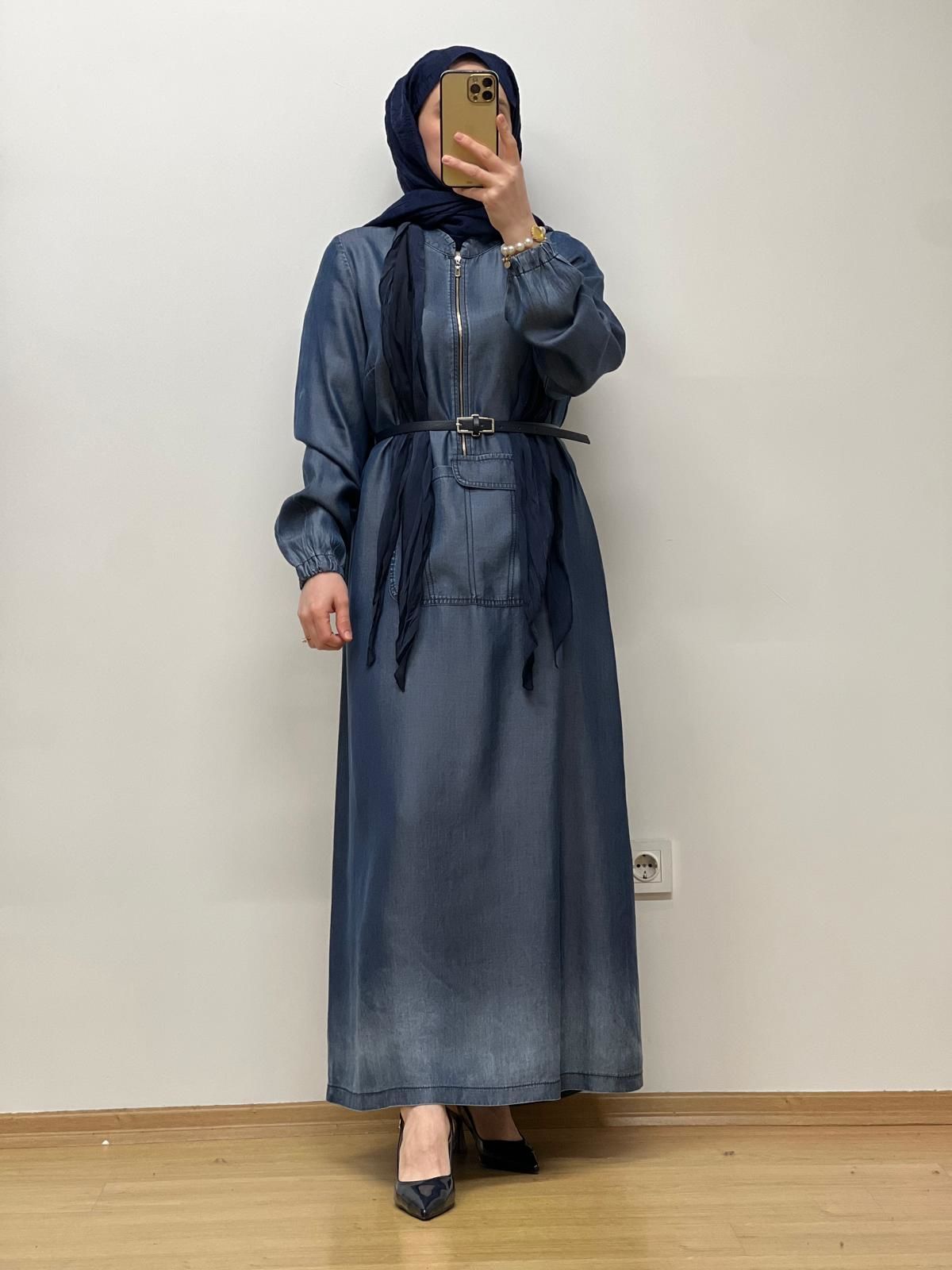 MissWhence Tensel Kot Elbise 37804