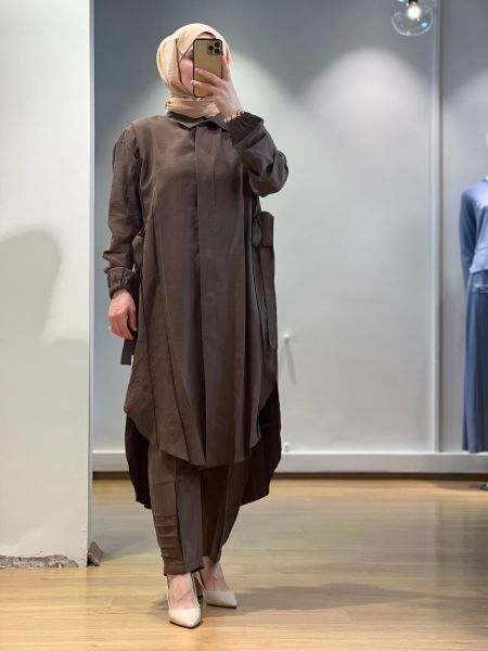 MissWhence Nakışlı Pantolonlu Takım 37301