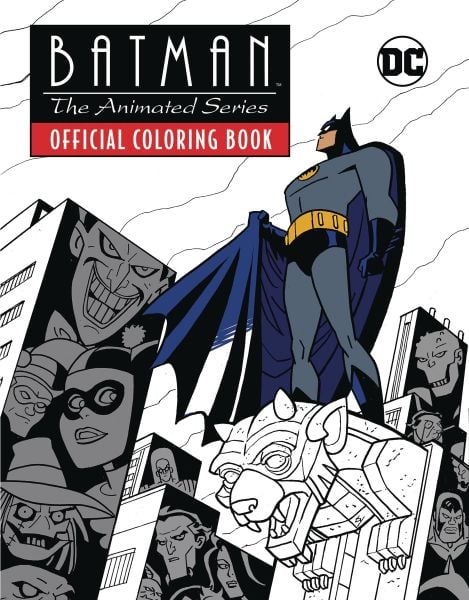 BATMAN ANIMATED SERIES OFF COLORING BOOK SC