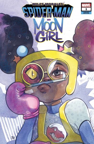 Miles Morales and Moon Girl #1 - Peach Momoko Variant