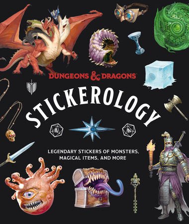 Dungeons & Dragons Stickerology Legendary Stickers of Monsters, Magical Items, and More: Stickers for Journals, Water Bottles, Laptops, Planners, and More