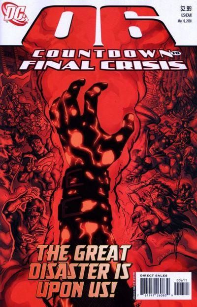 COUNTDOWN TO FINAL CRISIS #6 (2008) SCOTT KOLINS COVER