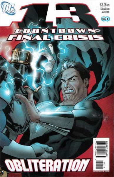 COUNTDOWN TO FINAL CRISIS #13 (2008) STEPHANE ROUX COVER