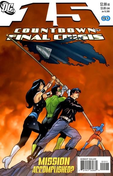 COUNTDOWN TO FINAL CRISIS #15 (2008) PETE WOODS COVER