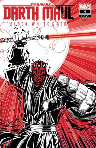 Star Wars: Darth Maul – Black, White & Red #4 Walt Simonson Variant