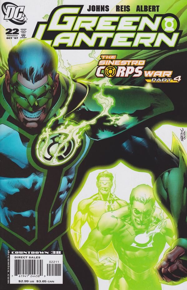 GREEN LANTERN #22 (2007) IVAN REIS COVER