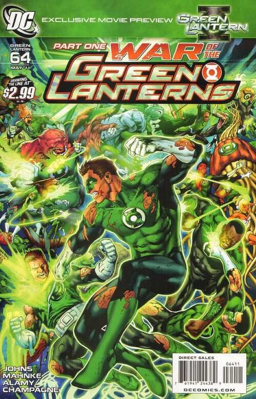 GREEN LANTERN #64 (2011) IVAN REIS COVER