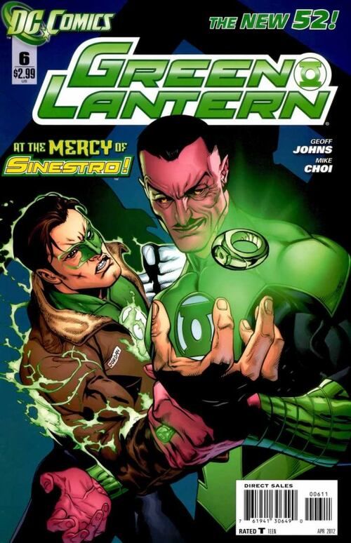 GREEN LANTERN #6 (2012) DOUG MAHNKE COVER