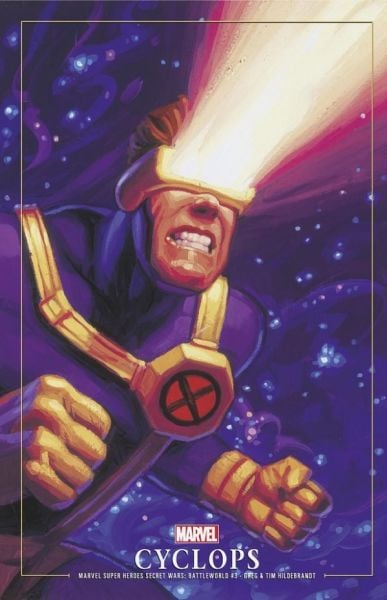 Marvel Super Heroes Secret Wars: Battleworld #3 Greg & Tim Hildebrandt Cyclops Marvel Masterpieces III Variant