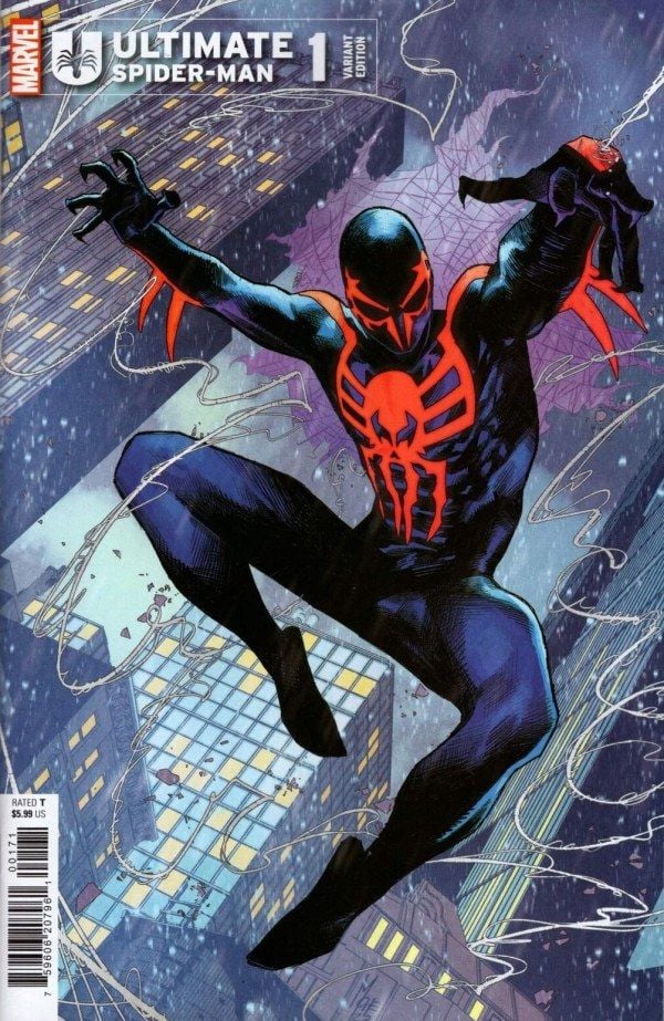 Ultimate Spider-Man #1 - Marco Checchetto Costume Tease C Variant