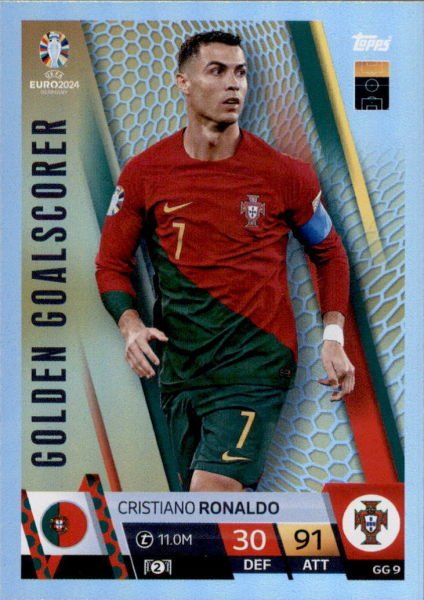 Match Attax UEFA Euro 2024 Cristiano Ronaldo Golden Goalscorer